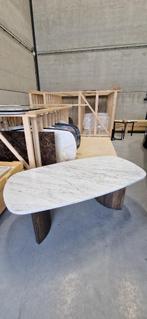 OPRUIMING! Deens Ovaal marmer salontafel deals!, Huis en Inrichting, Tafels | Salontafels, Splendore stone, 50 tot 100 cm, Expeditieweg 8h andelst