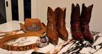Vintage  Cowboylaarzen te koop (43 & 46), Antiek en Kunst, Antiek | Kleding en Accessoires, Ophalen of Verzenden, Heren