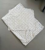 1-persoons dekbedovertrek wit met stippen, Jongetje of Meisje, Wit, Dekbedovertrek, Ophalen of Verzenden