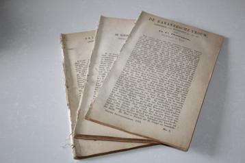 18 Chr. Geref. preken van zo'n 150 jaar oud (rond 1871/1872) beschikbaar voor biedingen