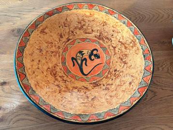 Grote schaal keramiek handgemaakt ø 40cm beschikbaar voor biedingen