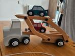 Te koop treinbaan met viltenwegdelen en oplegauto, Ophalen of Verzenden, Zo goed als nieuw