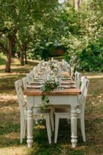 Dinertafels, stoelen, huwelijk, trouwerij, evenementen, Ophalen, Zo goed als nieuw, Geboorte of Huwelijk