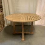 Ronde Tuintafel - 120 cm - massief teak - TTM Wonen, Www.ttmwonen.nl, Nieuw, Ophalen of Verzenden, Info@ttmwonen.nl
