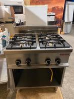 Horeca 4-pits gasfornuis, Witgoed en Apparatuur, Fornuizen, Ophalen, 60 cm of meer, Zo goed als nieuw, Gas