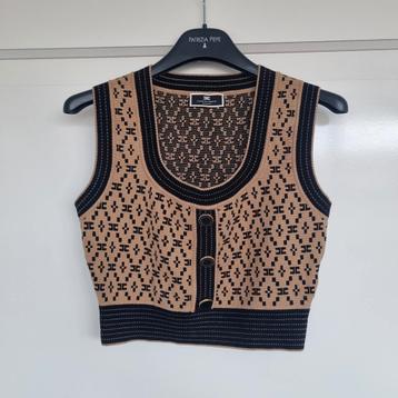 Elisabetta Franchi crop top, mt IT42 beschikbaar voor biedingen