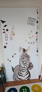 Magneetbord met Zebra Print, Kinderen en Baby's, Kinderkamer | Inrichting en Decoratie, Verzenden, Gebruikt, Wanddecoratie