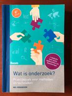 Wat is onderzoek? Praktijkboek methoden en technieken, Zo goed als nieuw, Nel Verhoeven, Gamma, HBO