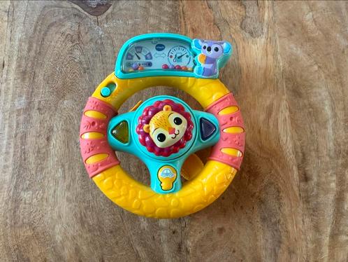 VTech dierenvriendjes toeter en draai stuurtje, Kinderen en Baby's, Speelgoed | Vtech, Zo goed als nieuw, 6 maanden tot 2 jaar