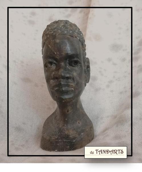Buste Speksteen – 11,5 cm hoog, Antiek en Kunst, Kunst | Niet-Westerse kunst, Ophalen of Verzenden