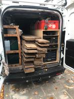 17m2  gebruikte eiken vloerdelen, Doe-het-zelf en Verbouw, Hout en Planken, Ophalen, Gebruikt, Minder dan 25 mm, Eiken