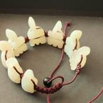 Aziatische handgesneden jade jadeïet stenen schildpad figura, Ophalen of Verzenden, Zo goed als nieuw