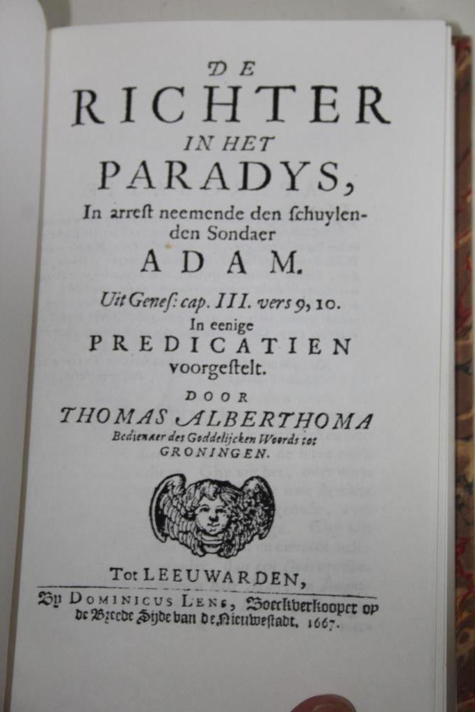 R. Alberthoma - De Richter in het Paradys (1667, reprint), Boeken, Godsdienst en Theologie, Gelezen, Christendom | Protestants