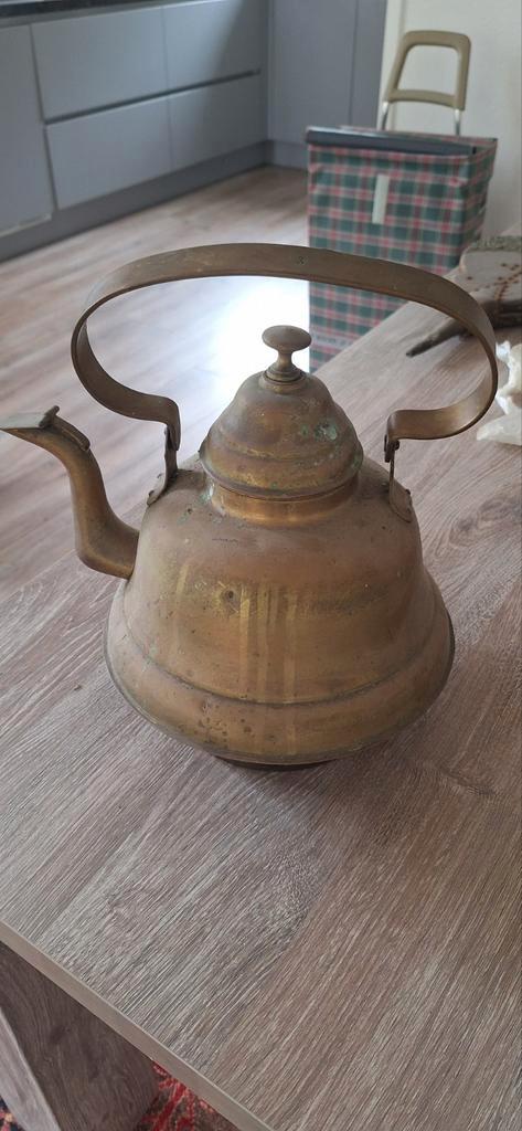 Antieke Koperen Waterketel, Antiek en Kunst, Antiek | Koper en Brons, Koper, Ophalen of Verzenden