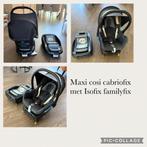 Maxi cosi cabriofix met Isofix familyfix, Ophalen of Verzenden, Gebruikt, Maxi-Cosi, Isofix