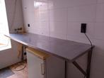 Mooie tijdloze RVS aanrechtblad, Huis en Inrichting, Keuken | Complete keukens, Ophalen, Zo goed als nieuw