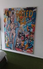 Peter Klashorst,acryl linnen groot 150cmx200cm,gesign.2015, Antiek en Kunst, Kunst | Schilderijen | Modern, Ophalen