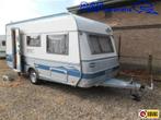 Fijne Fendt Saphir 450 QB-caravan (2002) met mover  te koop!, Omvormbare zithoek, Koelkast, 750 - 1000 kg, Particulier