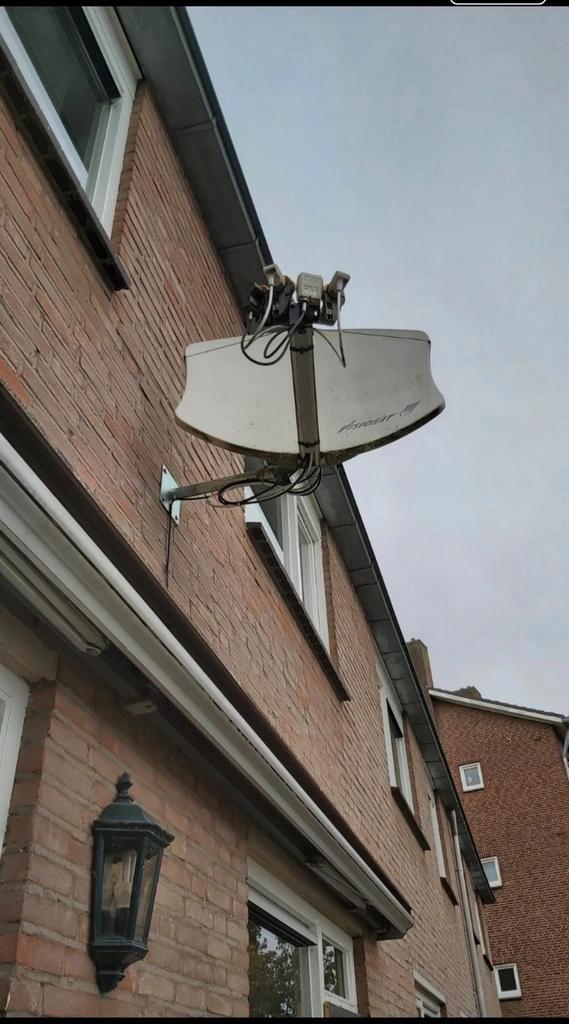 Visiosat schotel met  satelliet ontvangen Zgemma H.2H, Telecommunicatie, Zenders en Ontvangers, Zo goed als nieuw, Ontvanger, Ophalen