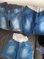Zwangerschaps korte broeken, Blauw, Zo goed als nieuw, Broek of Spijkerbroek, Ophalen