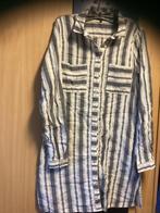 La Ligna, linnen tuniek, L- mouw in te korten, mt 40,, Ophalen of Verzenden, Zo goed als nieuw, Zwart, Blouse of Tuniek