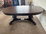 Ovale houten eettafel, Huis en Inrichting, Tafels | Eettafels, Ophalen, Gebruikt, 100 tot 150 cm, Eikenhout