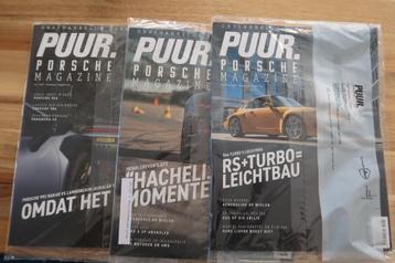 3x PUUR Porsche Magazine nieuw en zeer recent. beschikbaar voor biedingen