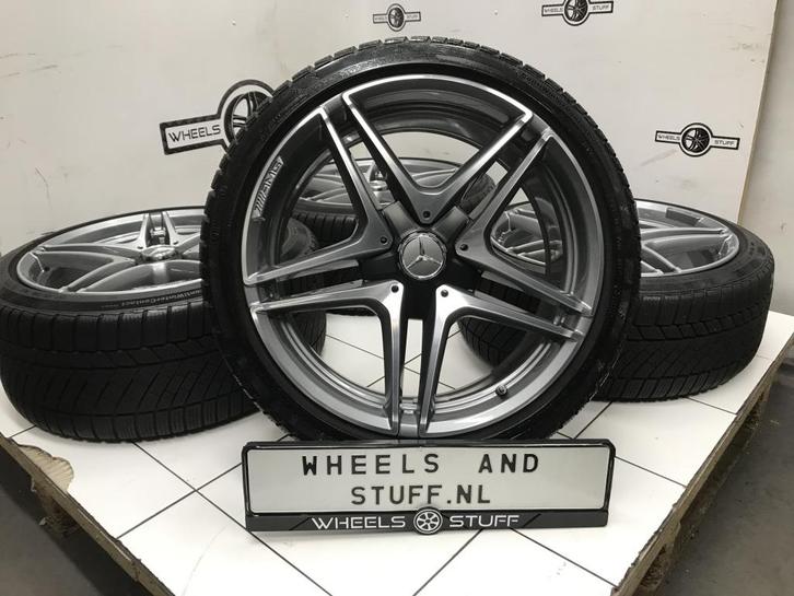 Merdcedes C63 Amg lichtmetaal velgen breedset 19"inch 5x112, Auto-onderdelen, Banden en Velgen, Banden en Velgen, Personenwagen