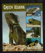 grenada 2019 pf blok leguanen hagedissen reptielen lizards, Ophalen of Verzenden, Postfris, Dier of Natuur