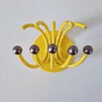 Vintage kapstok jaren 90 gele kapstok bollen kapstokje, Ophalen of Verzenden, Huis en Inrichting