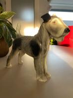 Vintage Porseleinen Fox Terriër Beeld, Ophalen