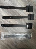 4 stuks Kruisheng / Schanier zwart, Ophalen, Nieuw, IJzer, Scharnier