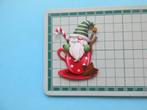 88 KERST / Gnome, Hobby en Vrije tijd, Kaarten | Zelf maken, Verzenden, Nieuw, Kerst, Knipvel