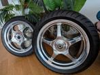 Aerox velgen gepolijst + Z.g.a.n Michelin banden, Ophalen of Verzenden, Zo goed als nieuw, Benzine, Aerox