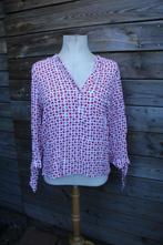 Blouse rood/ roze Emily van den Bergh mt 42 Vaste prijs, Maat 42/44 (L), Emily van den Bergh, Ophalen of Verzenden, Zo goed als nieuw