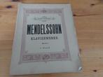 Mendelssohn - klavierwerke / compositions / harmonium, Gebruikt, Klassiek, Ophalen of Verzenden, Artiest of Componist