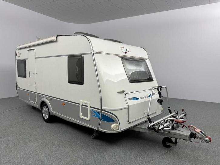 TEC Travel King 460 TDF, Caravans en Kamperen, Caravans, Bedrijf, Rondzit, T.E.C., Lengtebed, 4 tot 5 meter, Hordeur, Reservewiel