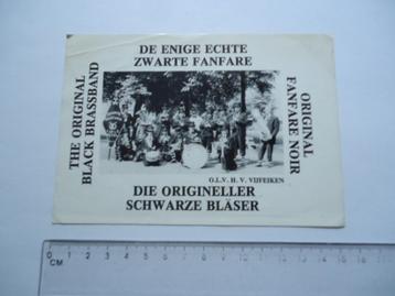 sticker oud Schwarze Blaser orkest band brassband fanfare  beschikbaar voor biedingen