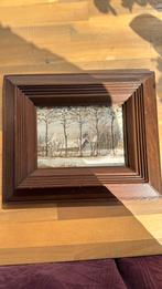 Winters tafereel  de Nooy, Antiek en Kunst, Kunst | Schilderijen | Klassiek, Ophalen of Verzenden