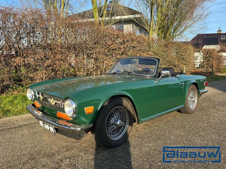 Triumph TR6 Soft Top, Auto's, Triumph, Bedrijf, Te koop, TR6, Open dak, Benzine, Cabriolet, Handgeschakeld, Geïmporteerd, Groen