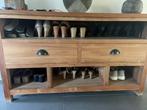 Teak houten dressoir, Huis en Inrichting, Kasten | Dressoirs, 25 tot 50 cm, 200 cm of meer, Teakhout, Gebruikt