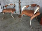 Koe hoorn stoelen 2 stuks, Ophalen