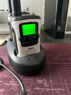 ALECTO FR-175 Duo-set Wit/Zwart koptelefoon + Speaker mics, Ophalen of Verzenden, Zo goed als nieuw