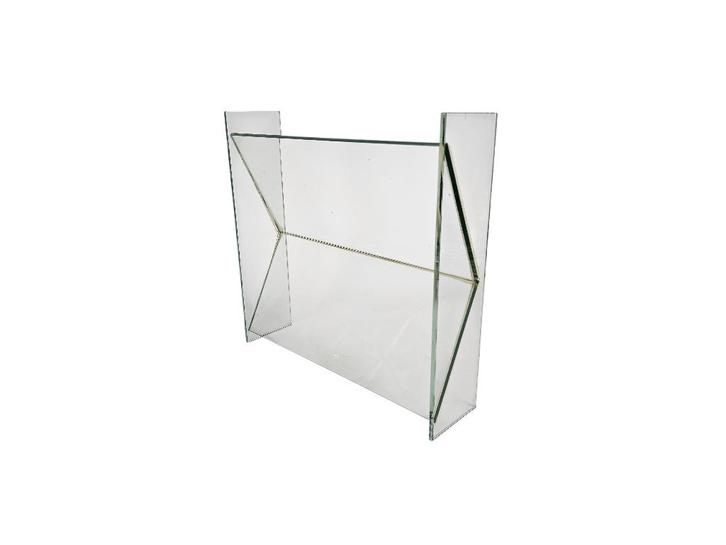 Daskas - design object - V- vaas -glas -Rob Dashorst - 80's, Antiek en Kunst, Antiek | Glas en Kristal, Ophalen of Verzenden