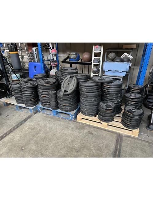 Technogym Weight Plates, Sport en Fitness, Fitnessmaterialen, Gebruikt, Overige typen, Armen, Benen, Borst, Buik, Rug, Ophalen of Verzenden