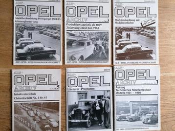 Oude Alt Opel Adressenlijst produktiestatistiek literatuur  beschikbaar voor biedingen