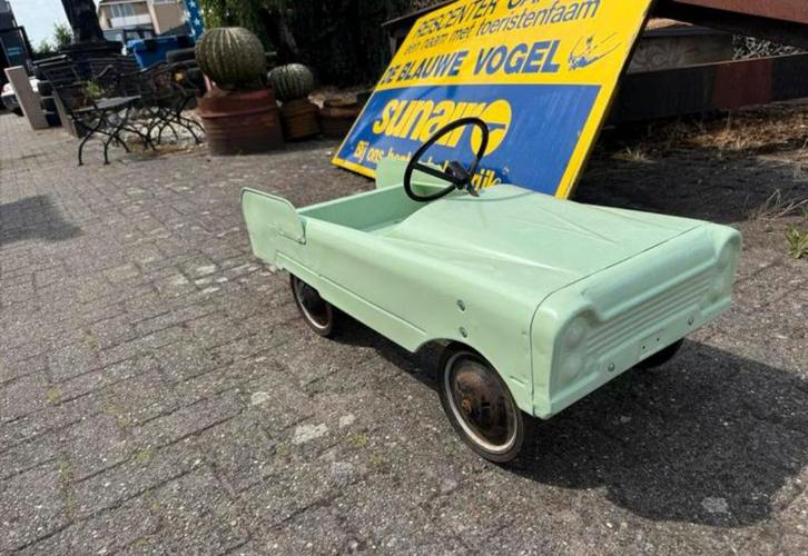 Vintage Trapauto - AMF Groen, Kinderen en Baby's, Speelgoed | Buiten | Voertuigen en Loopfietsen, Gebruikt, Trapvoertuig, Ophalen