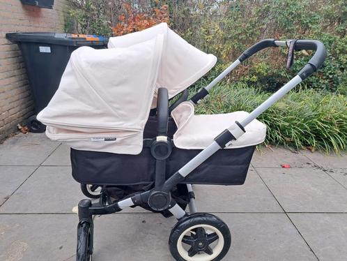 Bugaboo donkey duo tweelingwagen, Kinderen en Baby's, Kinderwagens en Combinaties, Gebruikt, Bugaboo, Duowagen, Luchtbanden, Verstelbare duwstang