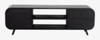 Tv meubel retro XL zwart - Giga Meubel, Huis en Inrichting, Ophalen, Retro industrial, 150 tot 200 cm, Zo goed als nieuw