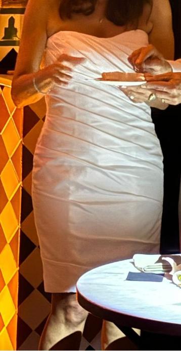 Korte trouwjapon, wit, maat 38 beschikbaar voor biedingen